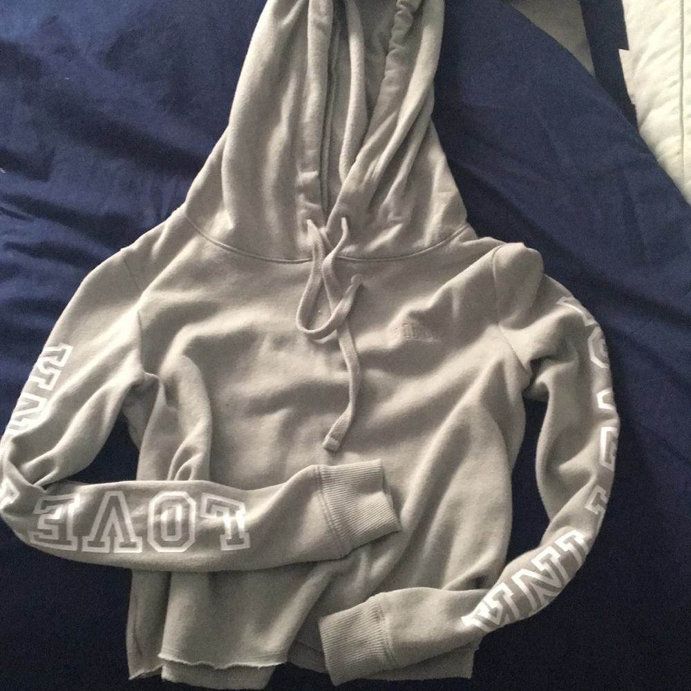 Victoria's Secret cropped hoodie